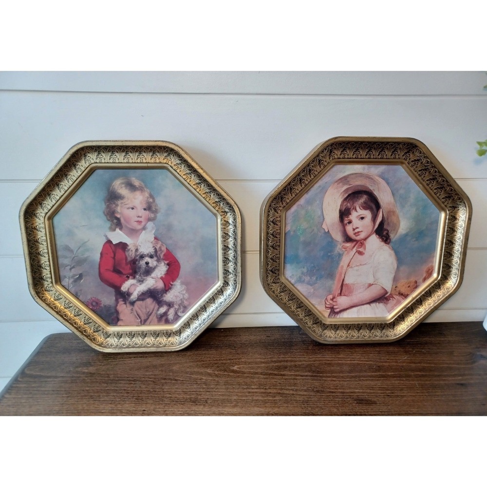 Vintage wall hangings vintage sunshime biscuit tin lids